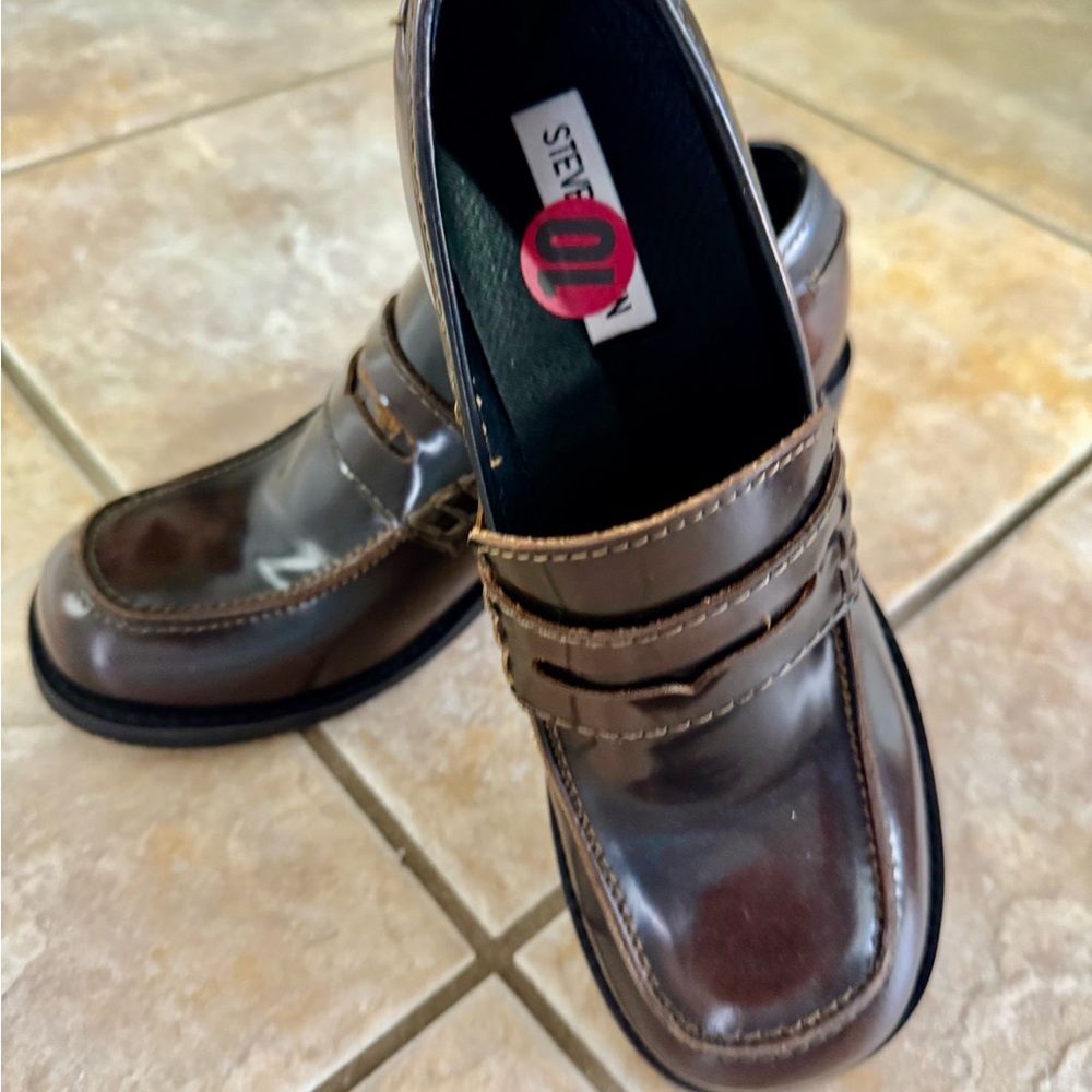 Dark Brown high heeled  Loafers